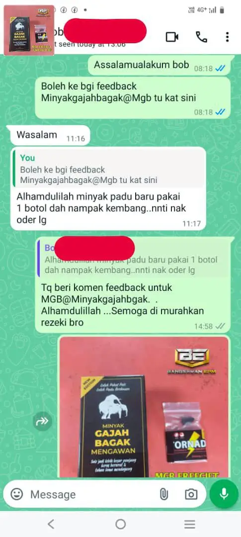 MINYAK GAJAH BAGAK MENGAWAN 4 MINYAK GAJAH BAGAK MENGAWAN